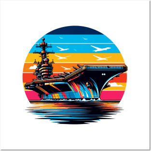 Aircraft carrier Posters and Art